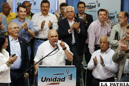 Jesús Torrealba, uno de los principales dirigentes 
políticos de la oposición venezolana