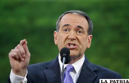 Mike Huckabee, candidato a la presidencia de Estados Unidos
