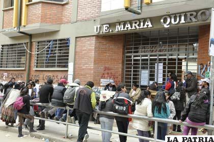 Comunidad educativa debe aprender a cuidar los bienes públicos empezando de sus colegios