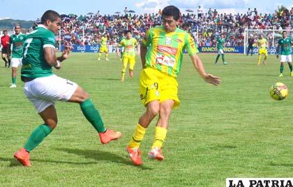 Fue empate en el partido de ida 1-1 en Yacuiba el 07/03/2015