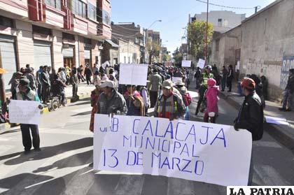 Obras Públicas nuevamente fue bloqueada por el conflicto de terrenos en Cala Caja