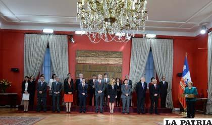 La presidenta Bachelet presentó a su nuevo gabinete