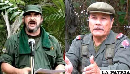 Representantes de las FARC y el ELN, Rodrigo Londoño Echeverry, alias 
“Timochenko”, y Nicolás Rodríguez Bautista, alias “Gabino”