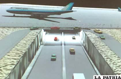 Una foto virtual de lo que podría ser el viaducto