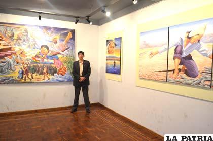 Magnífica exposición de Paulo Paricagua