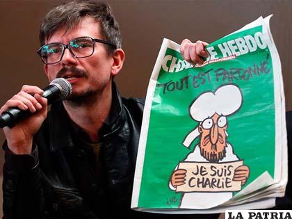 Luz, dibujante de “Charlie Hebdo”, autor de la primera portada tras los atentados
