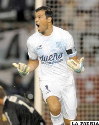 Saja tendr? mucho trabajo en el arco de Racing