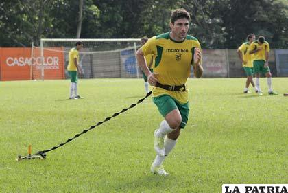 Raldes cumplió su segundo día de preparación sin molestias