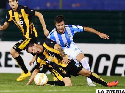 La acción del partido que se disputó en Asunción