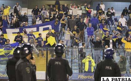 Durante los hechos que se registraron en el superclásico por Copa Libertadores