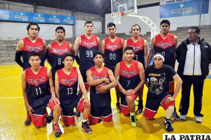 El plantel de Derecho intentar? mantenerse en la punta de la tabla de posiciones del torneo oficial de baloncesto