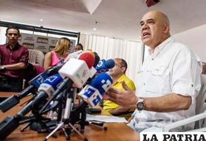 Jesús Torrealba de la oposición venezolana