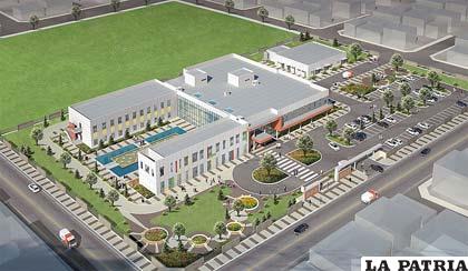Maqueta virtual del Hospital de Tercer Nivel