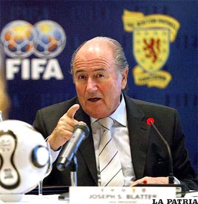 Joseph Blatter pretende ser reelecto en la FIFA