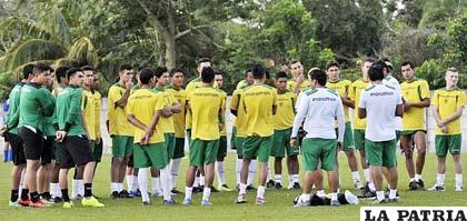 El combinado boliviano entrena en Mendoza (Argentina)