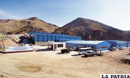 La planta de procesamiento Lucianita, es clave para la recuperación de Huanuni