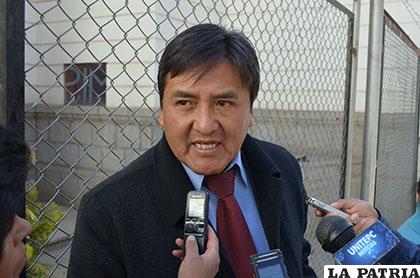 René Delgado, representante del Consejo de la Magistratura en Oruro
