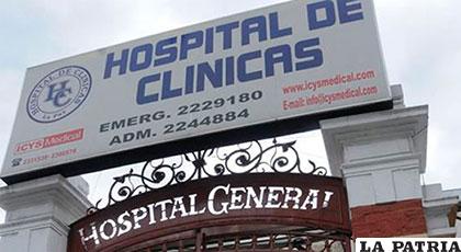 Anciano que activó una dinamita fue trasladado al Hospital de Clínicas de La Paz /Erbol.com