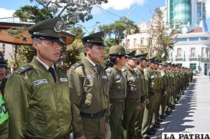 Más policías en las calles es la premisa del Comando Departamental