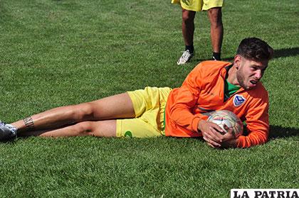 Enrique Montesinos no entrenó ayer