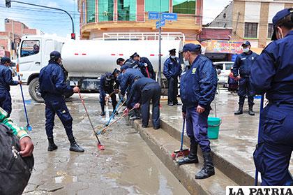 Guardias municipales limpiarán calles troncales en diferentes zonas de la ciudad