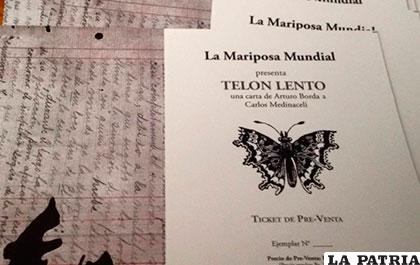 La Mariposa Mundial publicará más de 150 cartas inéditas del escritor Arturo Borda /La mariposa mundial