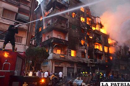 Hotel del populoso barrio de Al Ataba, en el centro de El Cairo /LAPRENSALATINA.COM