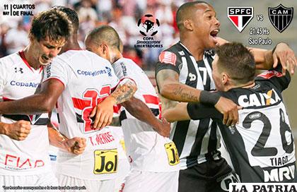 Duelo brasileño en cuartos de final de Copa Libertadores /conmebol.com