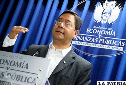 El ministro de Economía y Finanzas, Luis Arce Catacora /ANF