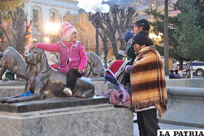 El frío se intensifica en Oruro /Facebook