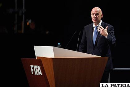Gianni Infantino, presidente de la FIFA