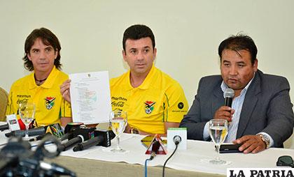 Baldivieso hará conocer la nómina de 23 convocados al final del micro-ciclo