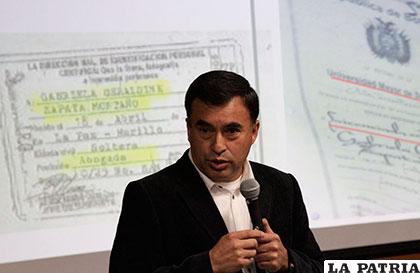 El Ministro de la Presidencia, Juan Ramón Quintana /apg.com.bo
