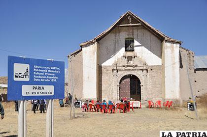 Iglesia de Paria muestra su deterioro /ARCHIVO
