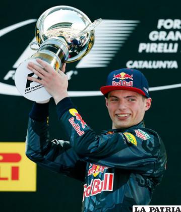 El holandés Max Verstappen ganó el GP de España /twimg.com