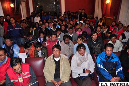 Dirigentes de las asociaciones municipales