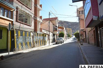 En ese lugar de la calle 
Bolívar, intentaron secuestrar al estudiante de 13 años