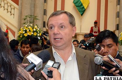 José Alberto Gonzales, Presidente de la Cámara de Senadores /ABI