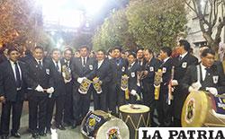 Banda Autóctona de ex alumnos de La Salle /Archivo