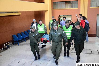 El juez de línea Cardozo, fue trasladado a una clínica /APG