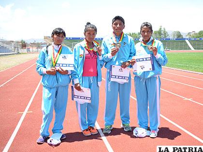 Atletas que representan a Oruro en los Juegos Trasandinos