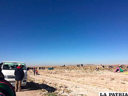 Personas del sector de Huanuni avasallaron tierras de propiedad de comunarios de Sora /Comunarios Sora