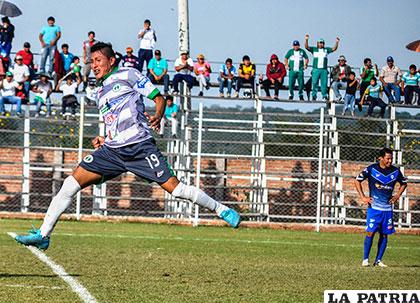 Aldo Gallardo celebra la conquista del cuadro fronterizo /APG