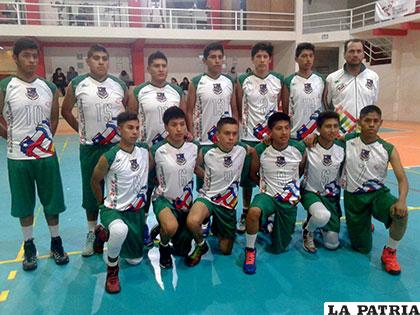 El seleccionado orureño de baloncesto masculino