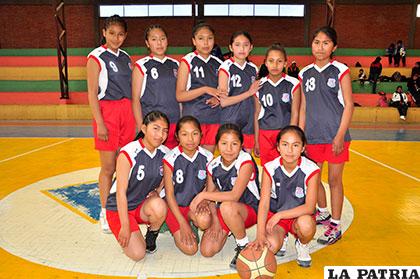 La selección del colegio Pantaleón Dalence