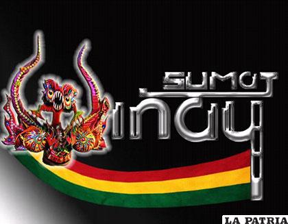 Logo del grupo folklórico Sumaj Wiñay es representando por una careta de diablo