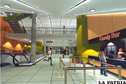 Maqueta virtual de los espacios interiores /EDDY PLAZA