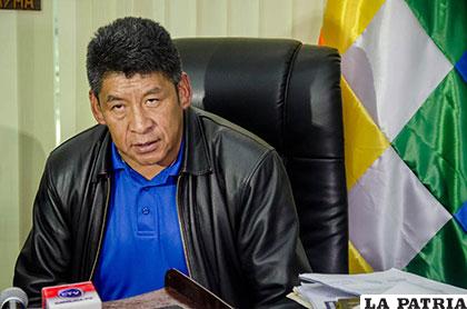El jefe de la bancada del MAS, Pedro Montes /senado.gob.bo