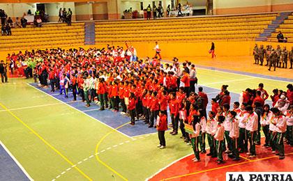 En Oruro se disputaron las disciplinas de tenis de mesa, judo y voleibol varones