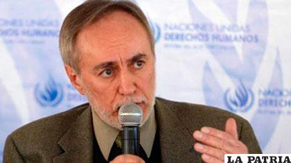 Delegado de la ONU en Bolivia, Denis Racicot /ANF